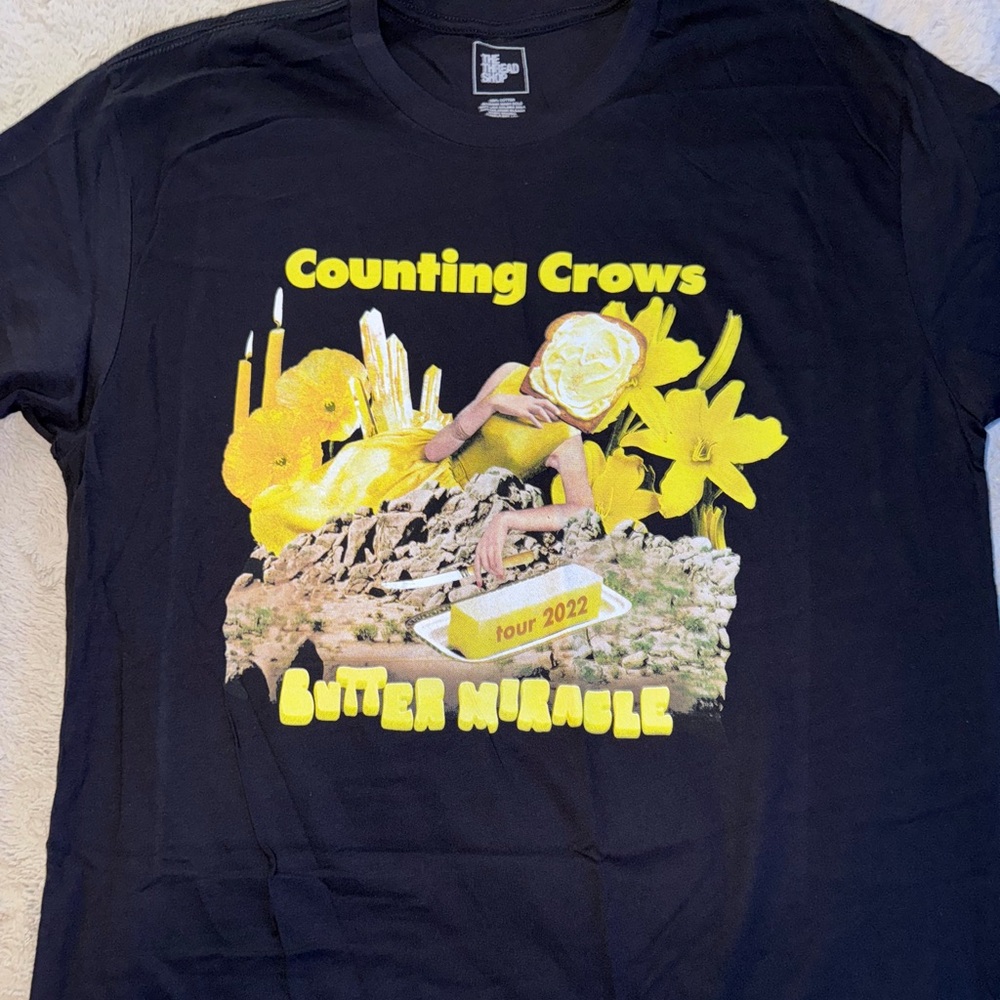 Counting Crows Tour 2022 Black T-Shirt